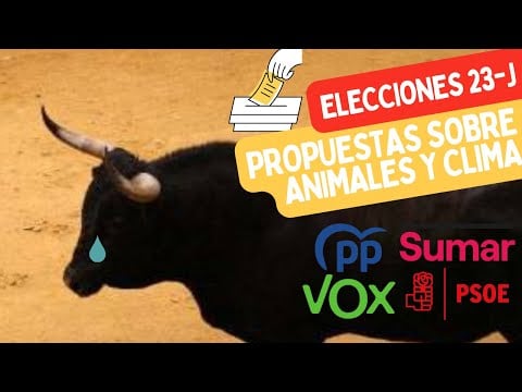 ELECCIONES 2023: Las PROPUESTAS SOBRE ANIMALES y CLIMA para el 23-J