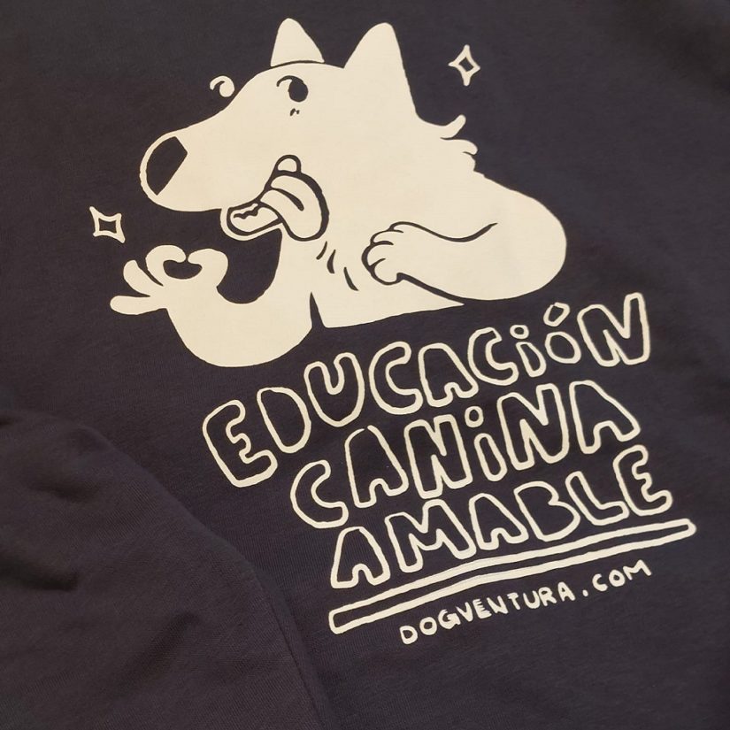 Sudadera "Educación canina amable" (3) Detrás - Ilustración Sara